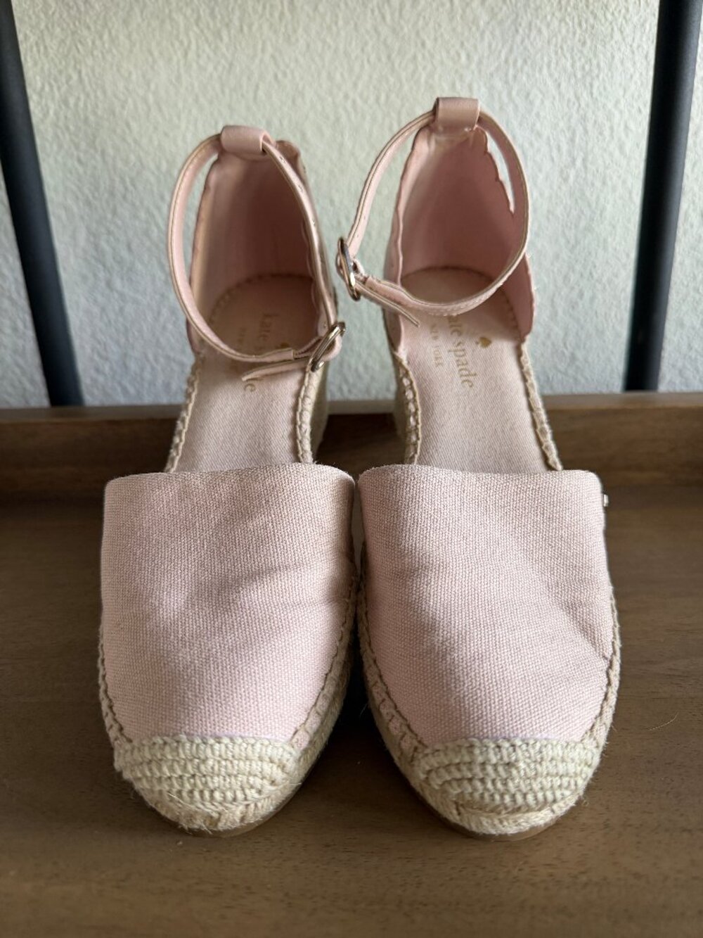 Kate Spade Polly Espadrille Wedge Sandal Sz.6 - Picture 3 of 8